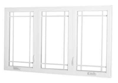 White Casement Window